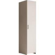 Meubella - Elario - Kledingkast 1 deurs - Wit - 40x54x191 cm