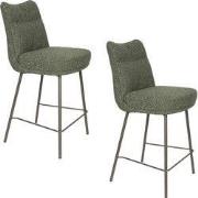 Housecraft Living Jacques Barkrukken Groen - Set van 2