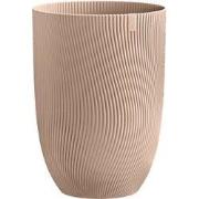 Plantenbak sereh hoog d40 h53 cm koele klei