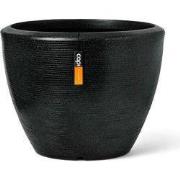 Pot bol Arc Granite 156x90 zwart bloempot