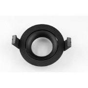 TETIZ inbouwspot GU10 zwart 30Â° richtbaar 70mm