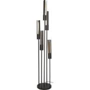 Vloerlamp Zwart Metaal - 5-Lichts - 30x30x176cm