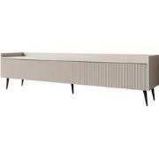 Meubella - Asty - TV-Meubel - Beige - 180 cm