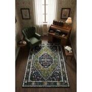Picasso Paloma Vintage Vloerkleed - Multi / Groen - Laagpolig- 200x290...