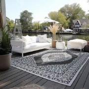 Elle Decoration Gemini Buitenkleed Dubbelzijdig Vloerkleed Zwart- 200x...