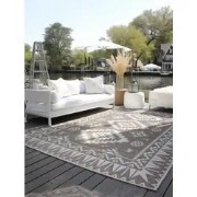 Elle Decoration Gemini Buitenkleed Dubbelzijdig Vloerkleed Linnen- 200...