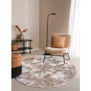 Elle Decoration Cosy Rond Hoogpolig Vloerkleed Creme- 200 CM ROND