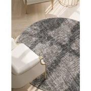 Elle Decoration Brilliance Rond Laagpolig Vloerkleed Zilver Grijs- 200...