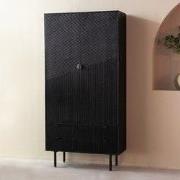 LABEL51 Bergkast Cotia - Zwart - Mangohout - One Size