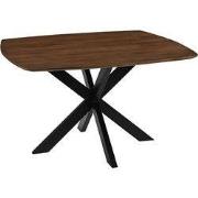 LABEL51 Eetkamertafel Blake - Nature Smooth - Mangohout - 130 cm - Ron...