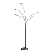 Lindby - Anea 5 Vloerlamp Nickel/White