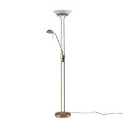 Lindby - Yveta Vloerlamp Brass/White