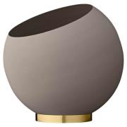 AYTM - Globe Pot Ø37xH32,3 Taupe/Gold