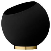 AYTM - Globe Pot Ø37xH32,3 Black/Gold