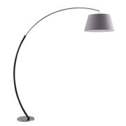 Lucande - Evelyna Vloerlamp Grey/Chrome/Black