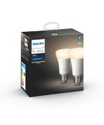 Philips Hue - Hue White 9W Bluetooth E27 Lichtbron 2 pcs. Hue