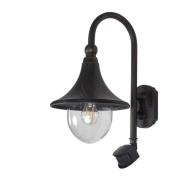 Lindby - Daphne Buiten Wandlamp w/Sensor Antique Black