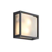 Lucande - Aurelien Square Buiten Wandlamp IP54 Dark Grey