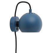 Frandsen - Ball Wandlamp Matt Petroleum Blue