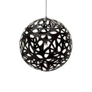 David Trubridge ltd - Floral Hanglamp Ø100 Zwart