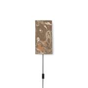 Ferm Living - Argilla Wandlamp Rectangular Marble Mocha