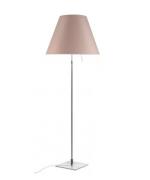 Luceplan - Costanza VloerLamp met Dimmer Alu/Soft Skin