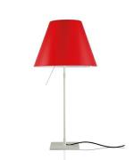 Luceplan - Costanza Tafellamp met Dimmer Alu/Primary Red