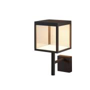 Lucande - Cube LED BuitenWandlamp Graphite