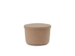 Normann Copenhagen - Hide Storage Pouf Small Sand