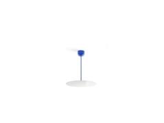 Luceplan - Millimetro Plafondlamp H53 Ø50 Royal Blue/Mirror