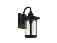 Lindby - Zayn Buiten Wandlamp Black/Clear