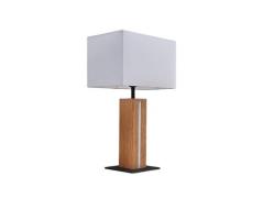 Lindby - Garry Square Tafellamp White/Wood