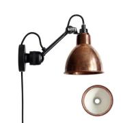 Lampe Gras - 304CA Wandlamp Raw Copper/White Lampe Gras