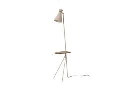 Warm Nordic - Cone Vloerlamp m/Tafel Pure Cashmere /Teak