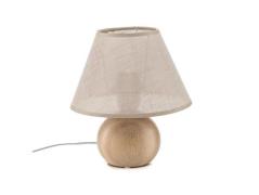 Envostar - Gill Tafellamp Wood/Beige