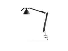 Luceplan - Fortebraccio Clip Lamp Black Soft-Touch