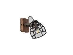 Lindby - Rutger Wandlamp Wood/Black