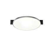 Light-Point - Inlay Round C2 Plafondlamp Matt Black/Satin Silver