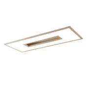 Lucande - Durun Long Plafondlamp White/Silver