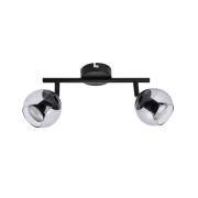 Lindby - Samika 2 Plafondlamp Black