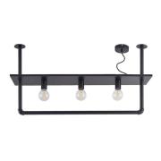 Lindby - Kirista 3 Plafondlamp Black