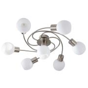 Lindby - Ciala 7 Plafondlamp White/Nickel