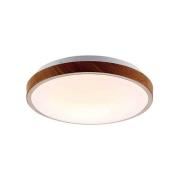 Lindby - Mendosa Plafondlamp Wood/White