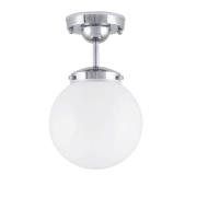 Globen Lighting - Alley Plafondlamp IP44 Chrome/White