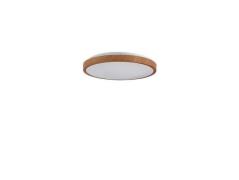 Lindby - Mynte Round LED Plafondlamp Ø42,5 Wood/White