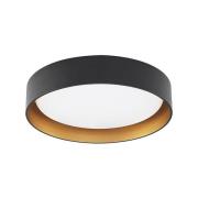 Lindby - Gracjan Plafondlamp Black/Gold