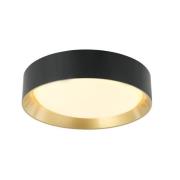 Lindby - Kambia LED Plafondlamp Ø45 Black/Gold