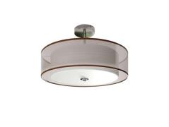 Lindby - Pikka LED Plafondlamp Brown/White