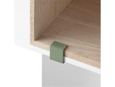 Muuto - Mini Stacked Storage System Clips set of 5 Dusty Green