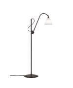 GUBI - Bestlite BL3 VloerLamp Ø16 Zwart Geelkoper/Porselein